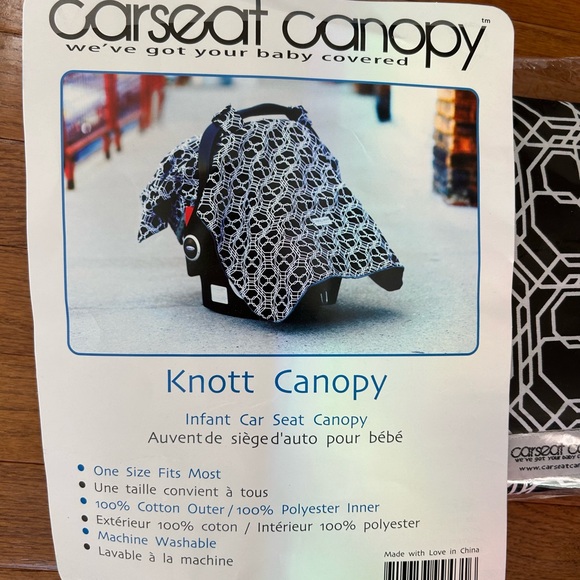 Carseat Canopy Knott Infant Car Seat Cover - Picture 1 of 3
